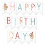 Banerek / die cut Happy Birthday, 15szt. - 4